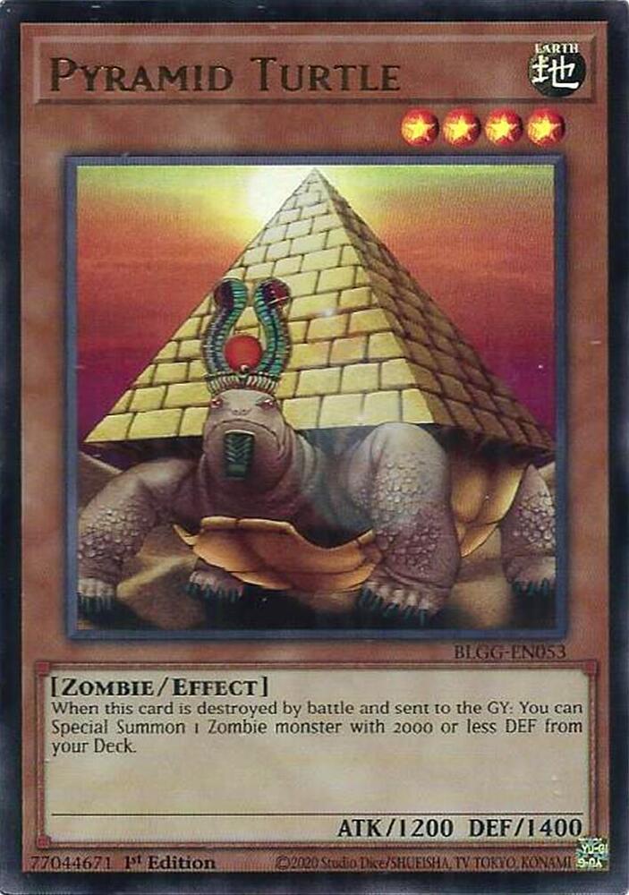 Pyramid Turtle - BLGG-EN053 - Ultra Rare - 1st Edition