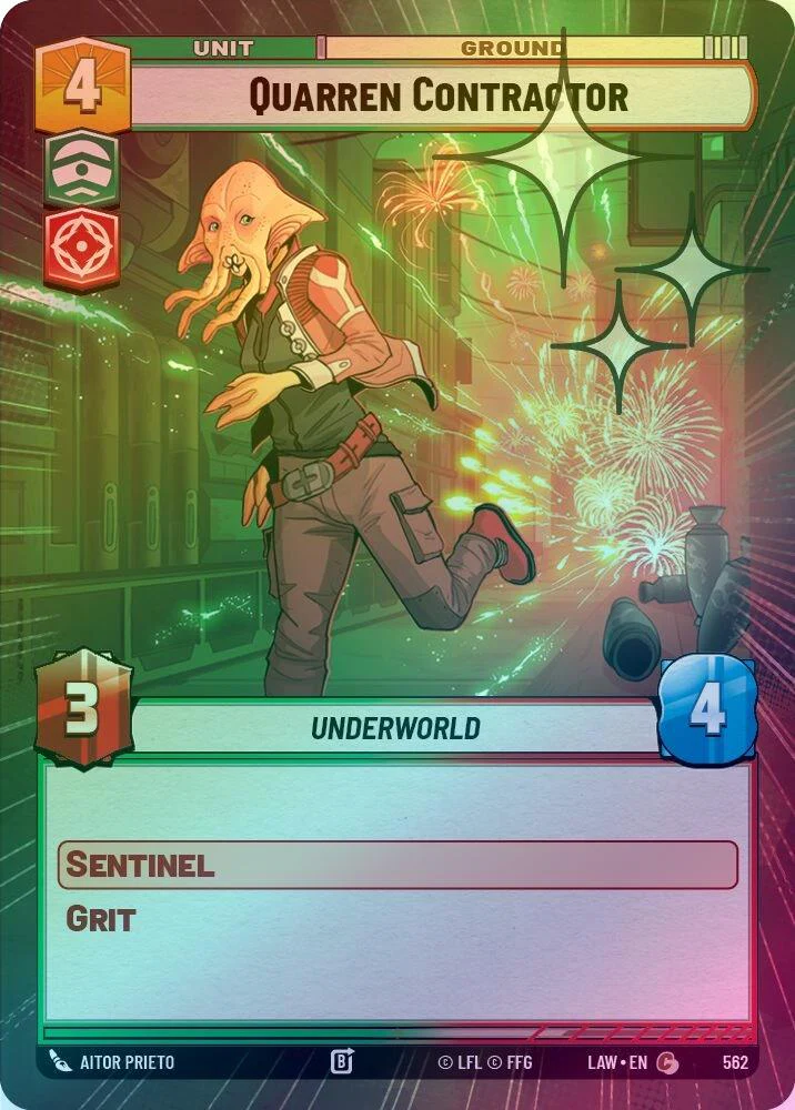 Quarren Contractor (Hyperspace Foil) - 562 - Common (Foil)