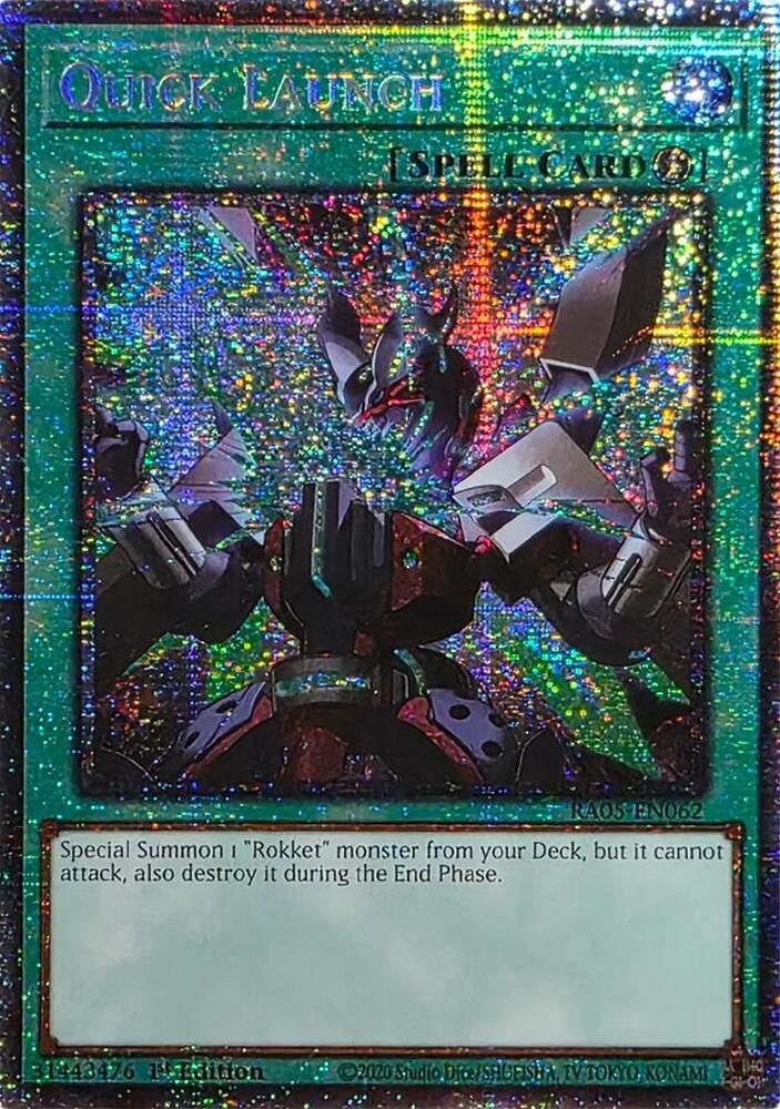 Quick Launch - RA05-EN062 - Starlight Rare - 1st Edition