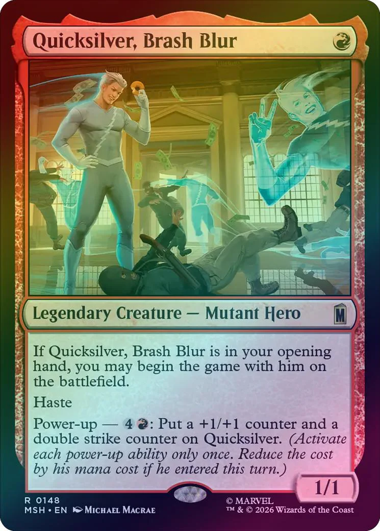 Quicksilver, Brash Blur (Foil) (MSH)