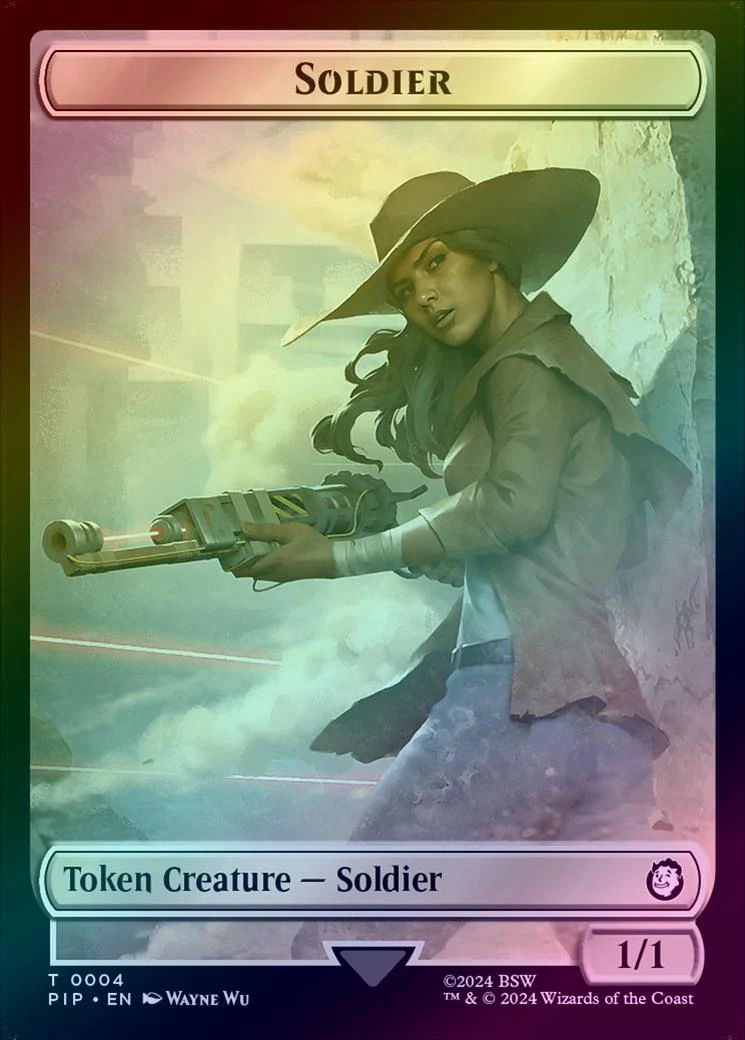 Treasure (018) // Soldier Token (Foil) (TPIP) - Image 2