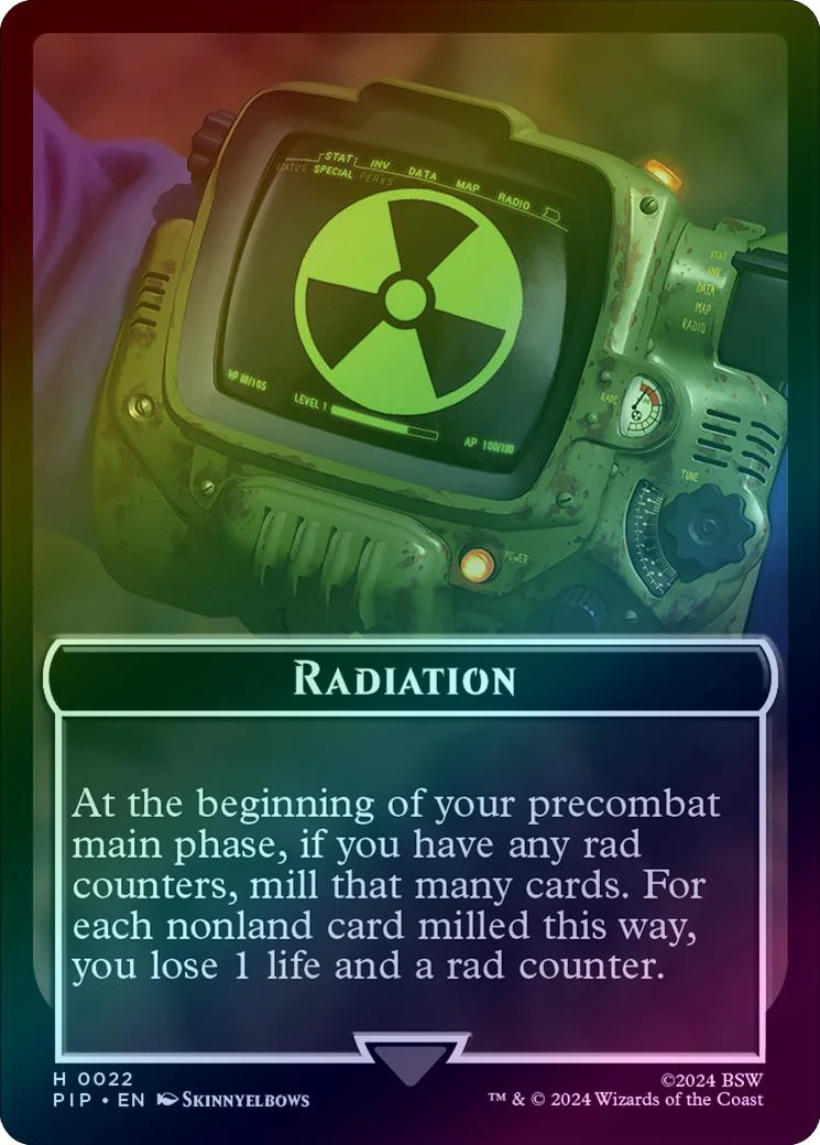 Radiation // Human Soldier Token (Foil) (TPIP)