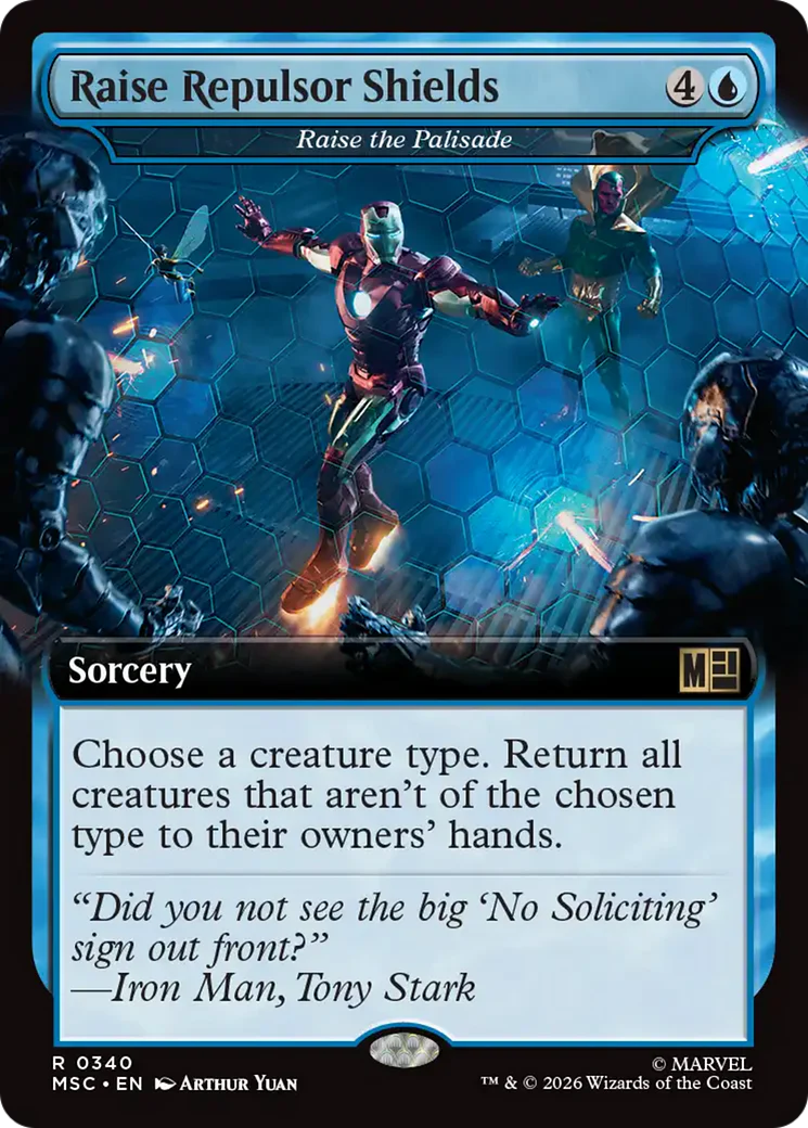 Raise Repulsor Shields // Raise the Palisade - Extended Art (MSC)