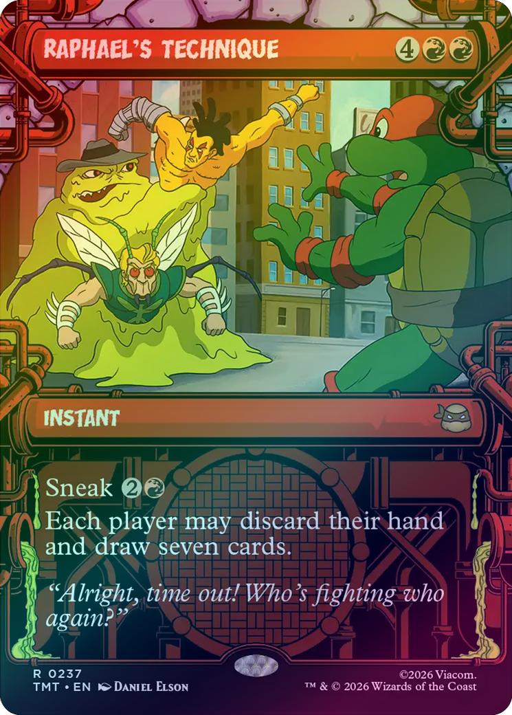 Raphael's Technique - Sewer Frame (Foil) (TMT)
