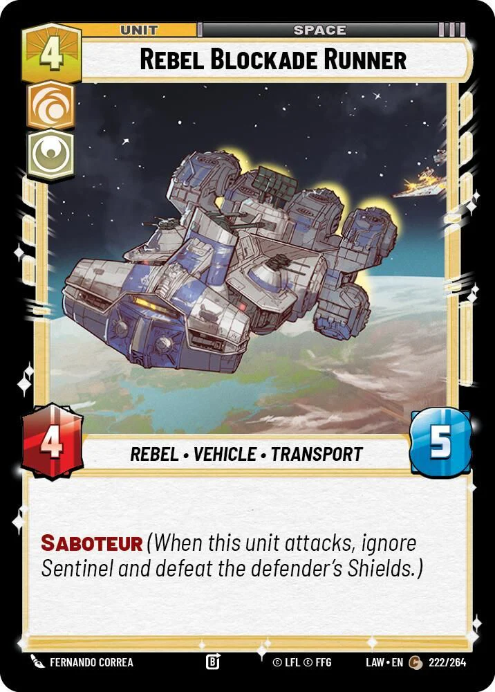 Rebel Blockade Runner - 222/264 - Common