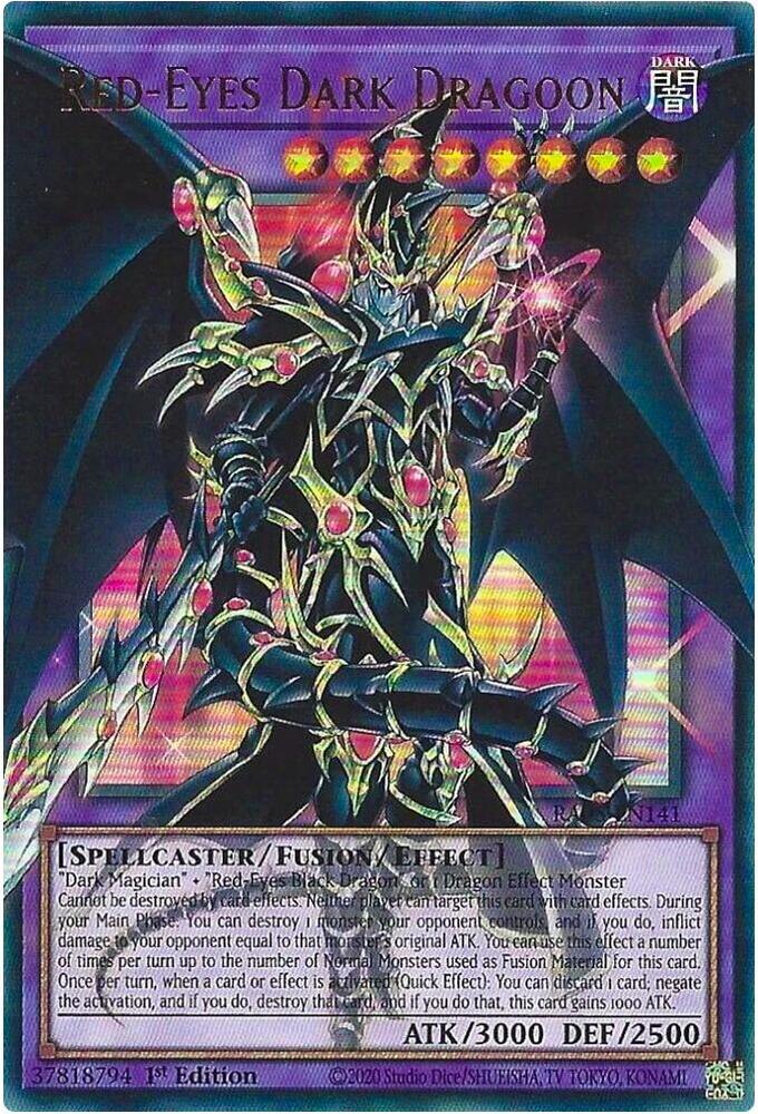 Red-Eyes Dark Dragoon - RA05-EN141 - Ultra Rare - 1st Edition