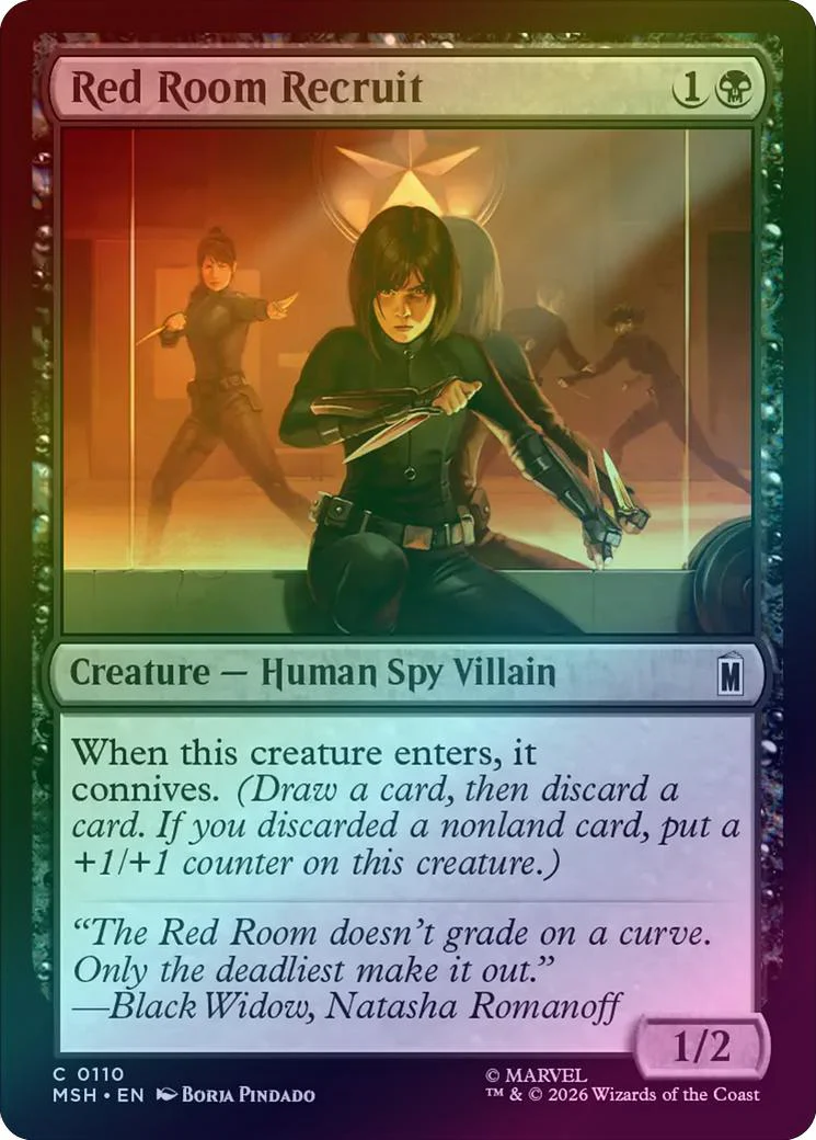 Red Room Recruit (Foil) (MSH)