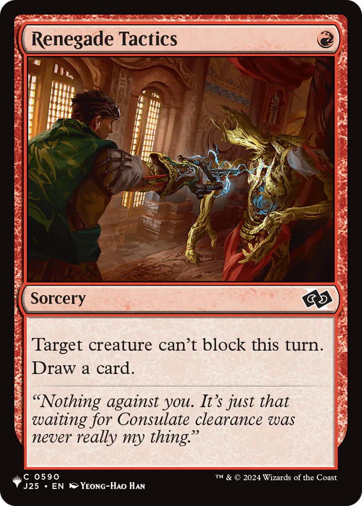 Renegade Tactics - J25 Reprint (PLST)