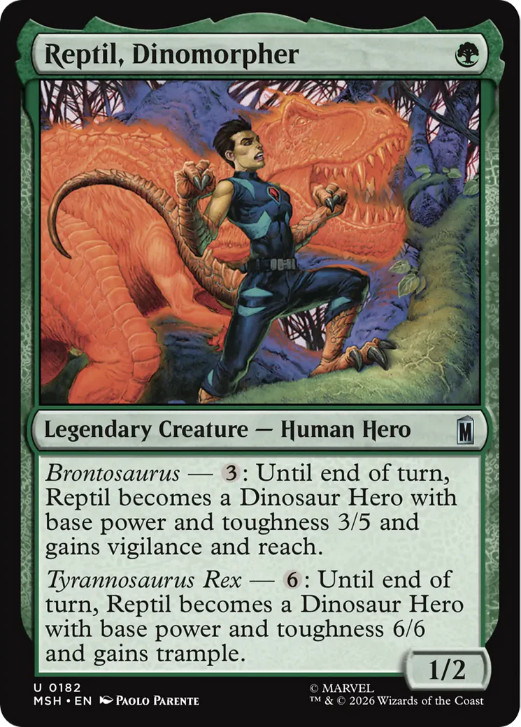 Reptil, Dinomorpher (MSH)