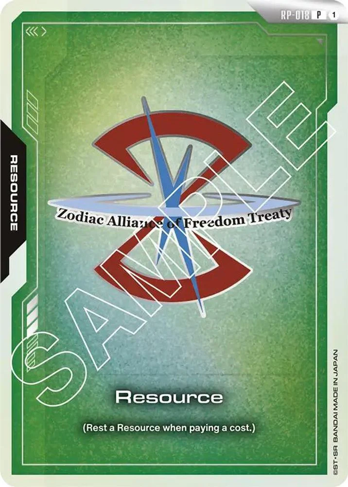 Resource (RP-018) (ZAFT) - RP-018 - Promo