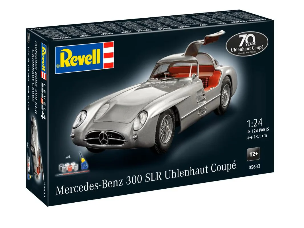 Revell - 1955 Mercedes-Benz 300 SLR Uhlenhaut Coupe 70th Anniversary 1/24 [05633]