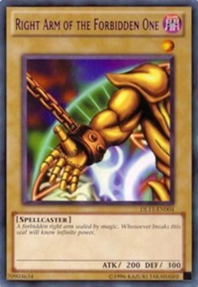 Right Arm of the Forbidden One (Purple) - DL11-EN004 - Rare