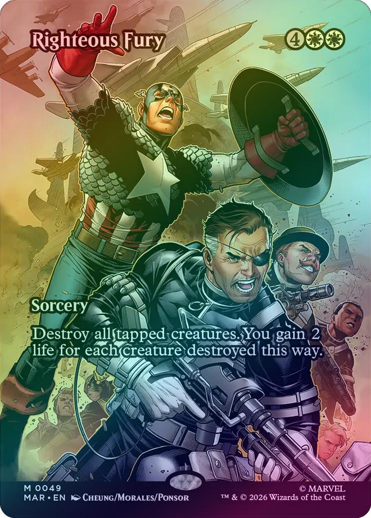 Righteous Fury - Source Material Showcase (Foil) (MAR)