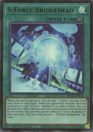 S-Force Bridgehead - BLGG-EN118 - Ultra Rare - 1st Edition