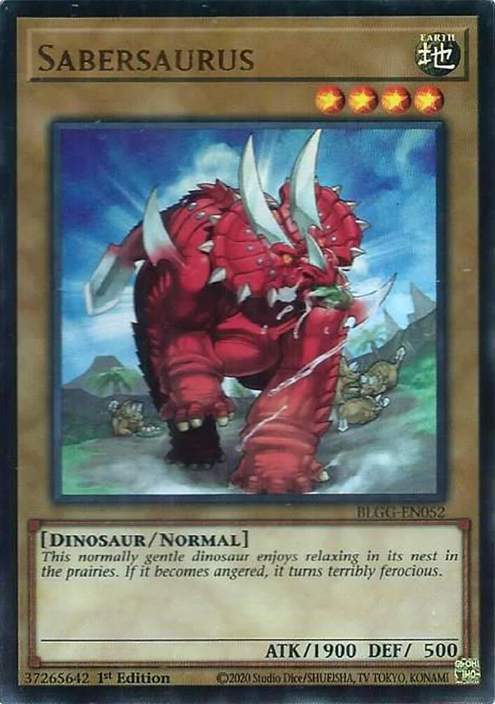Sabersaurus - BLGG-EN052 - Ultra Rare - 1st Edition