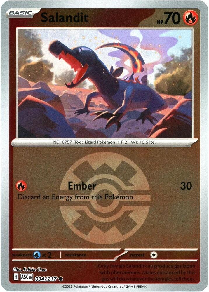 Salandit (Quick Ball) - 034/217 - Common