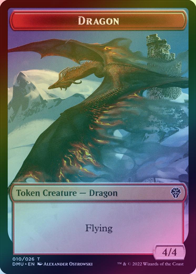 Saproling // Dragon Token (Foil) (TDMU) - Image 2
