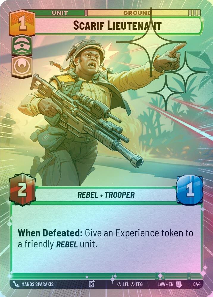 Scarif Lieutenant (Hyperspace Foil) - 644 - Uncommon (Foil)