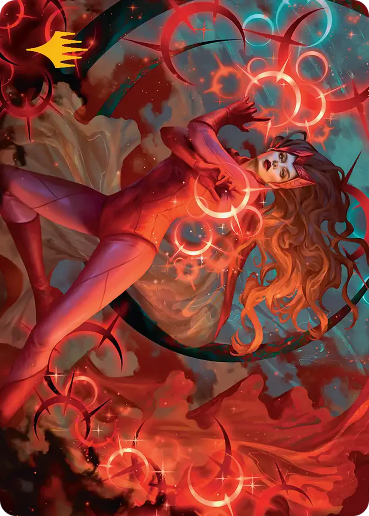 Scarlet Witch, Chaotic Avenger (AMSH) - Gold Stamped Art Card