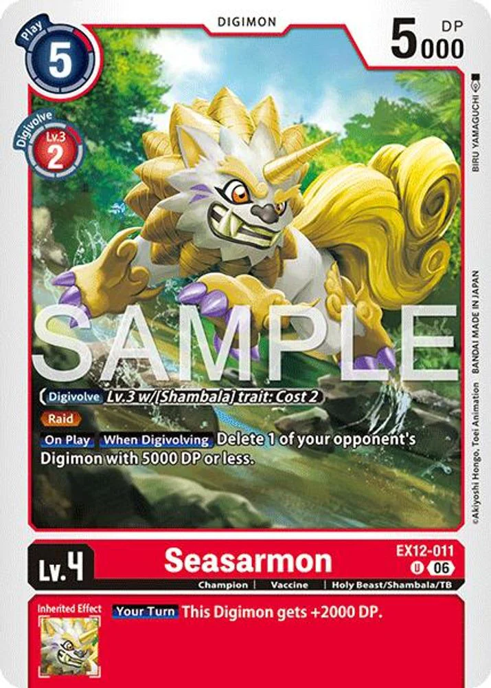 Seasarmon - EX12-011 - Uncommon