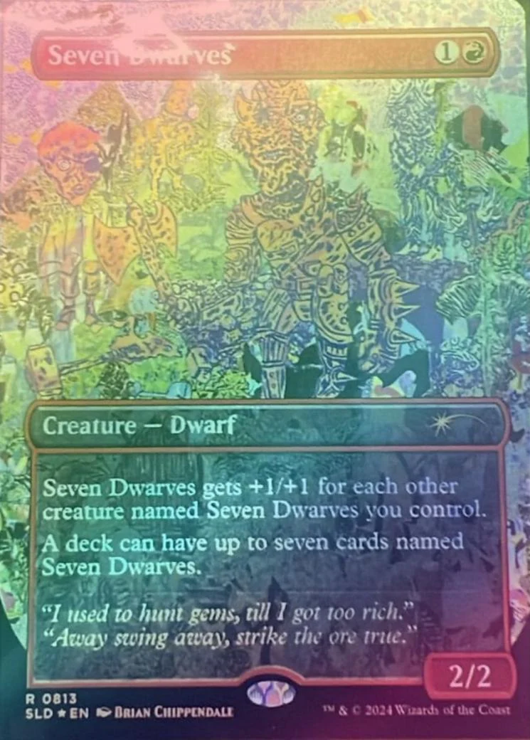 Seven Dwarves - Borderless (0813) (Foil) (SLD)