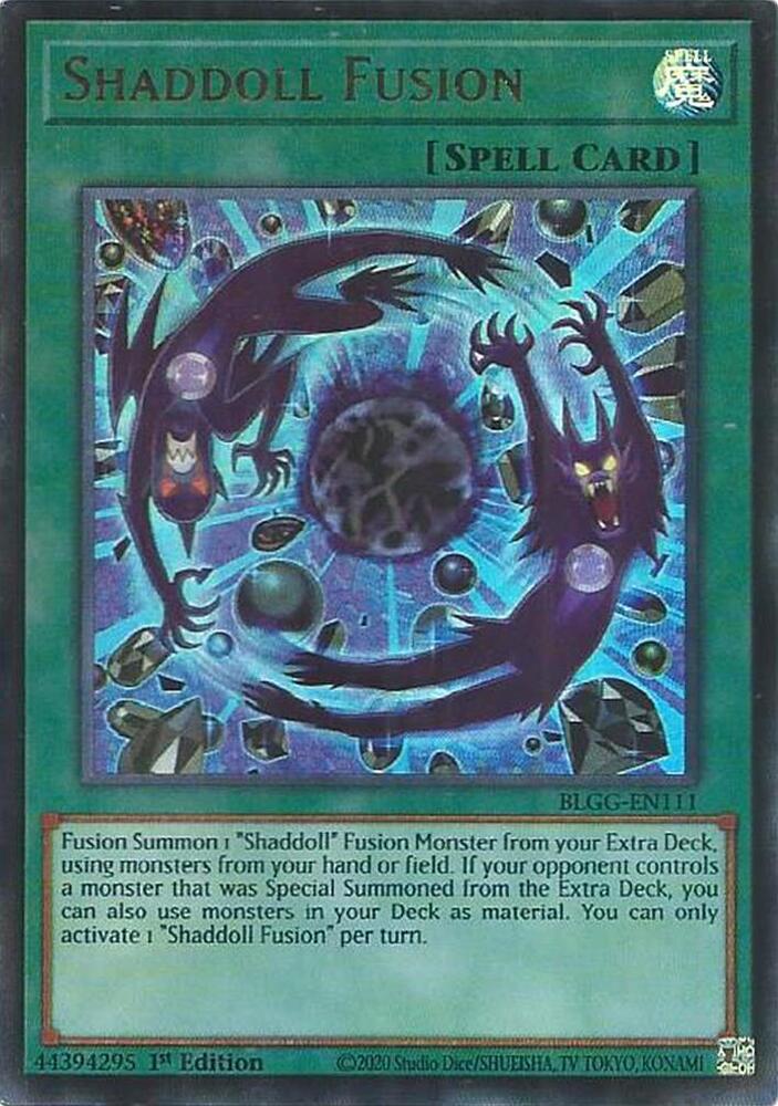 Shaddoll Fusion - BLGG-EN111 - Ultra Rare - 1st Edition
