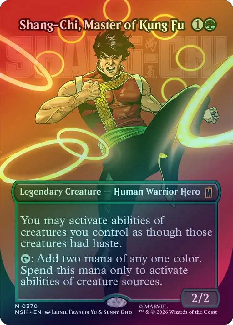 Shang-Chi, Master of Kung Fu - Logo Showcase (Foil) (MSH)