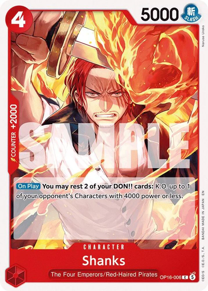 Shanks - OP16-006 - Common