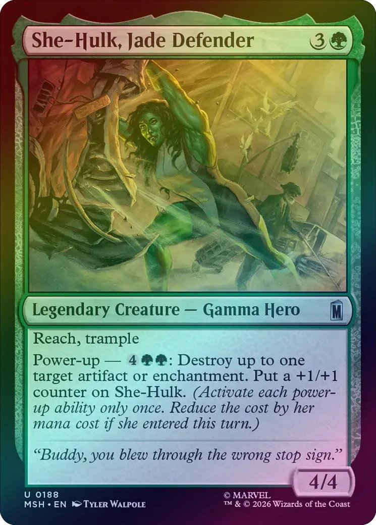 She-Hulk, Jade Defender (Foil) (MSH)