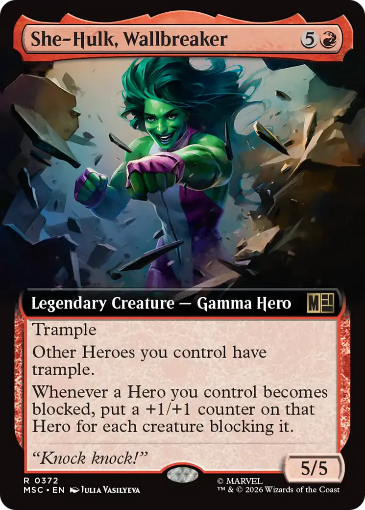 She-Hulk, Wallbreaker - Extended Art (MSC)
