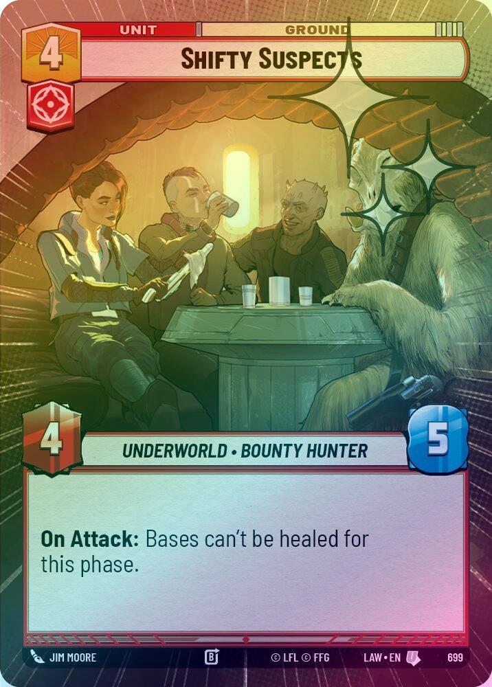 Shifty Suspects (Hyperspace Foil) - 699 - Uncommon (Foil)