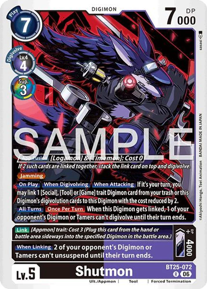Shutmon - BT25-072 - Rare