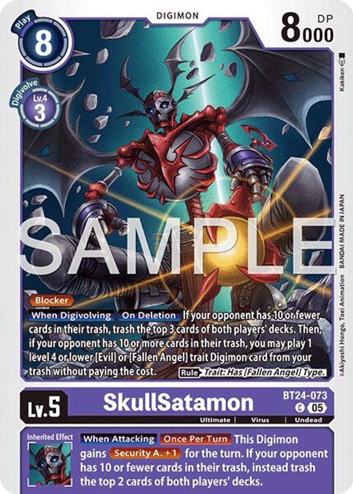 SkullSatamon - BT24-073 - Common