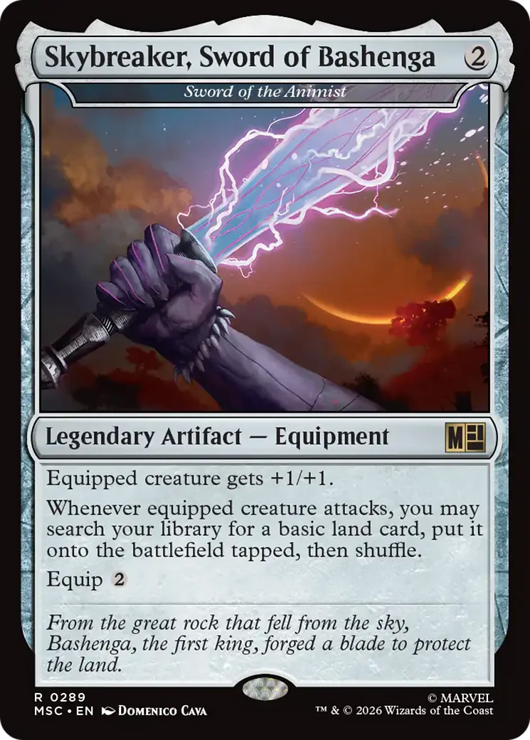 Skybreaker, Sword of Bashenga // Sword of the Animist (MSC)