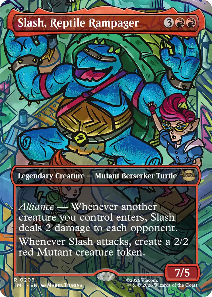 Slash, Reptile Rampager - Borderless Scene (TMT)