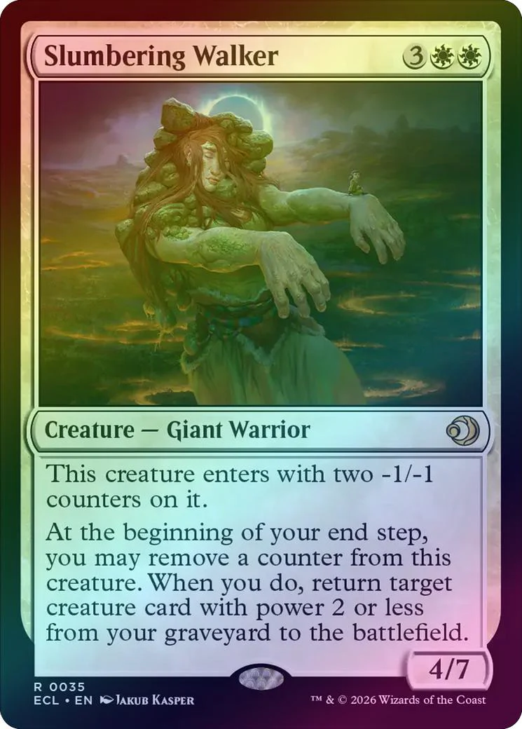 Slumbering Walker (Foil) (ECL)