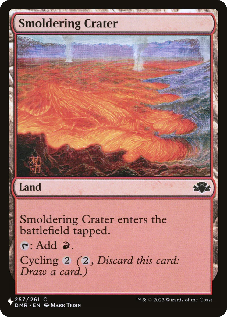 Smoldering Crater - DMR Reprint (PLST)