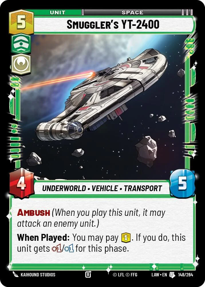 Smuggler's YT-2400 - 148/264 - Uncommon