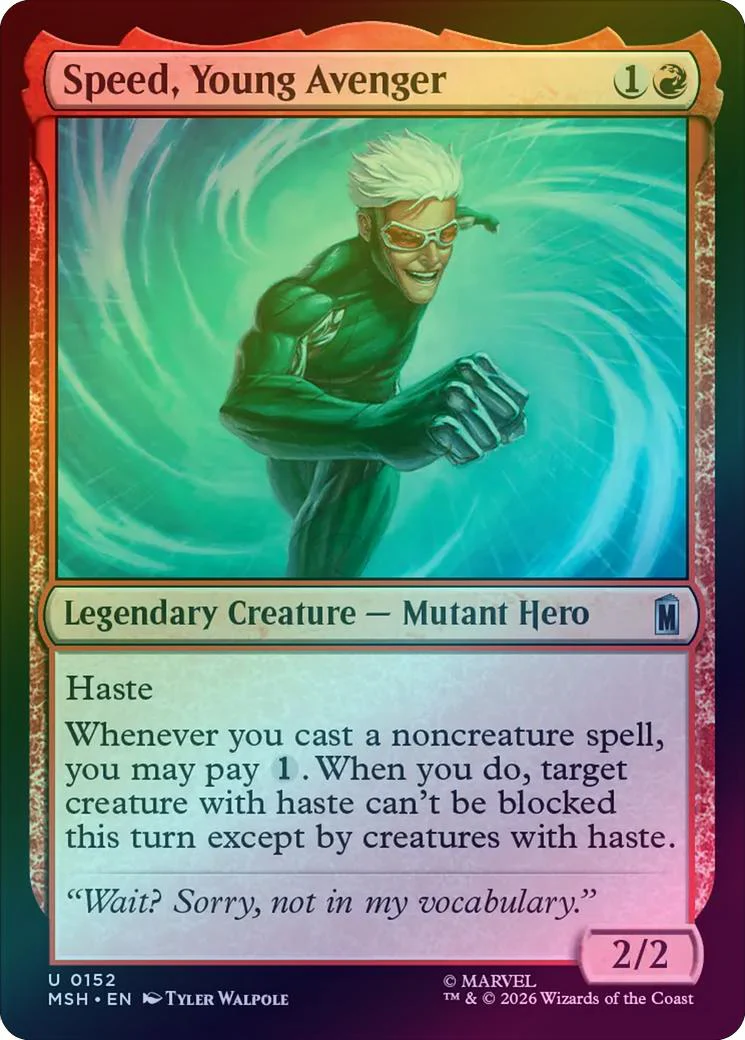 Speed, Young Avenger (Foil) (MSH)
