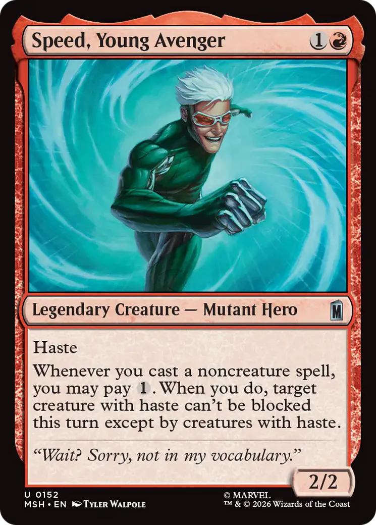 Speed, Young Avenger (MSH)