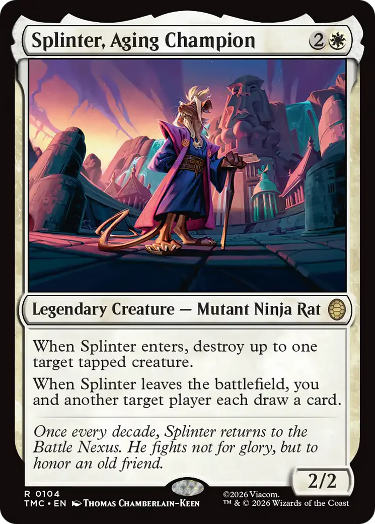 Splinter, Aging Champion (TMC)