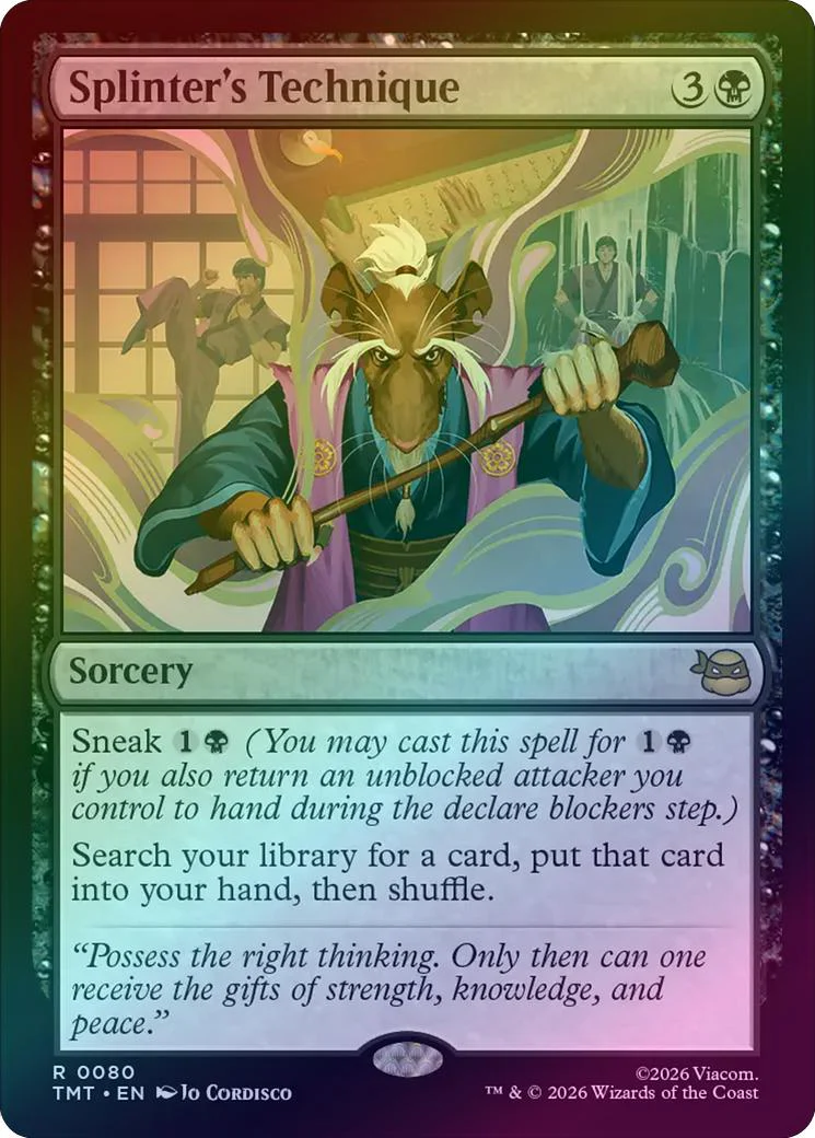 Splinter's Technique (Foil) (TMT)