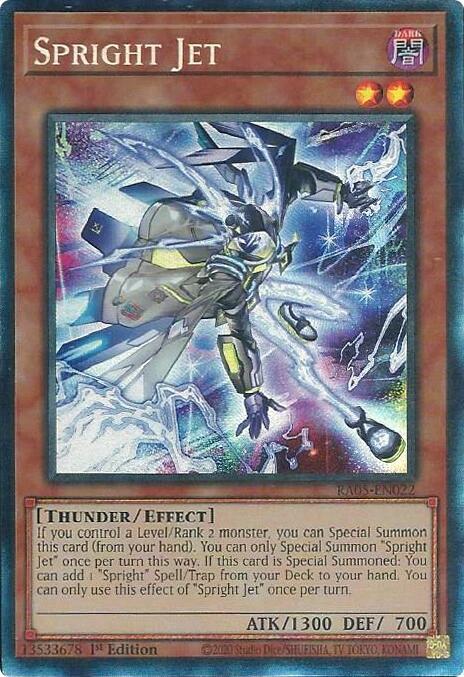 Spright Jet (PCR) - RA05-EN022 - Prismatic Collector's Rare - 1st Edition