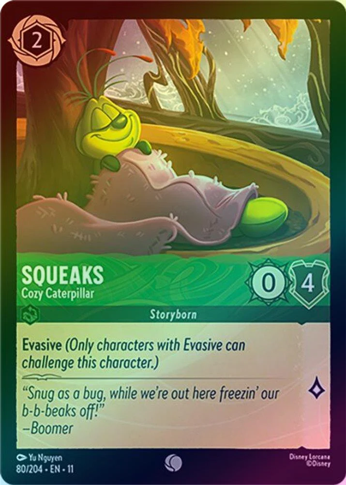 Squeaks (Cozy Caterpillar) - 80/204 - Common (Foil)