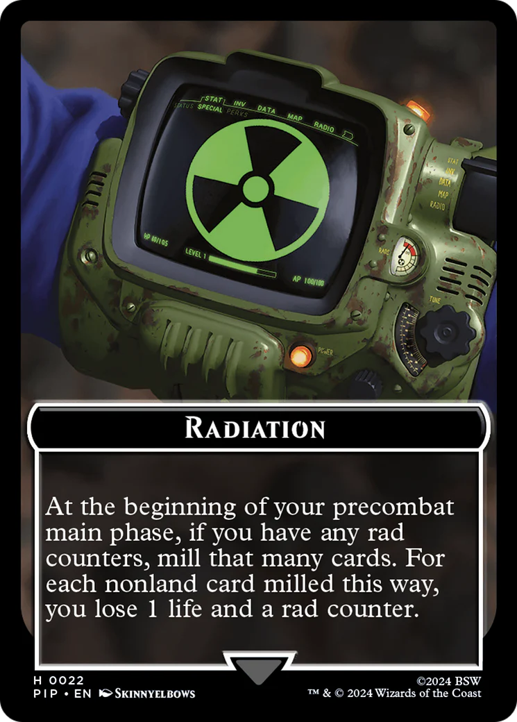 Alien // Radiation Token (Foil) (TPIP) - Image 2