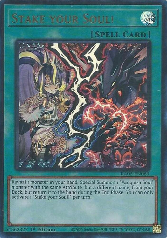 Stake your Soul! (Ultra Rare) - RA05-EN069 - Ultra Rare - 1st Edition