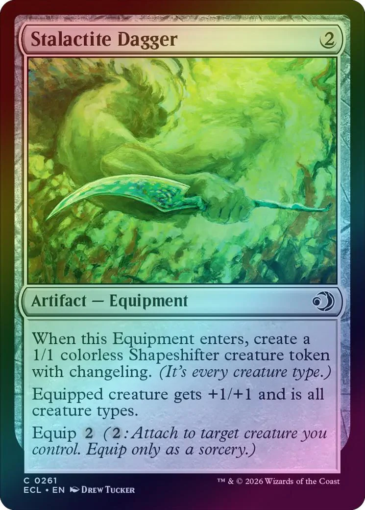 Stalactite Dagger (Foil) (ECL)