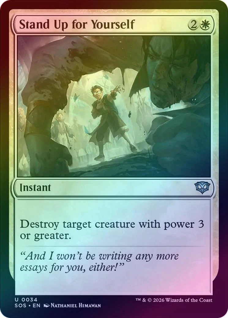 Stand Up for Yourself (Foil) (SOS)