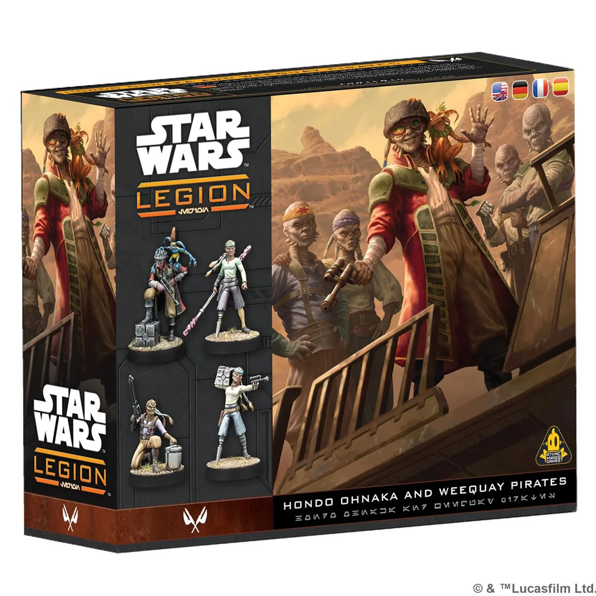 Star Wars: Legion - Mercenaries - Hondo Ohnaka & The Weequay Pirates [SWQ45]