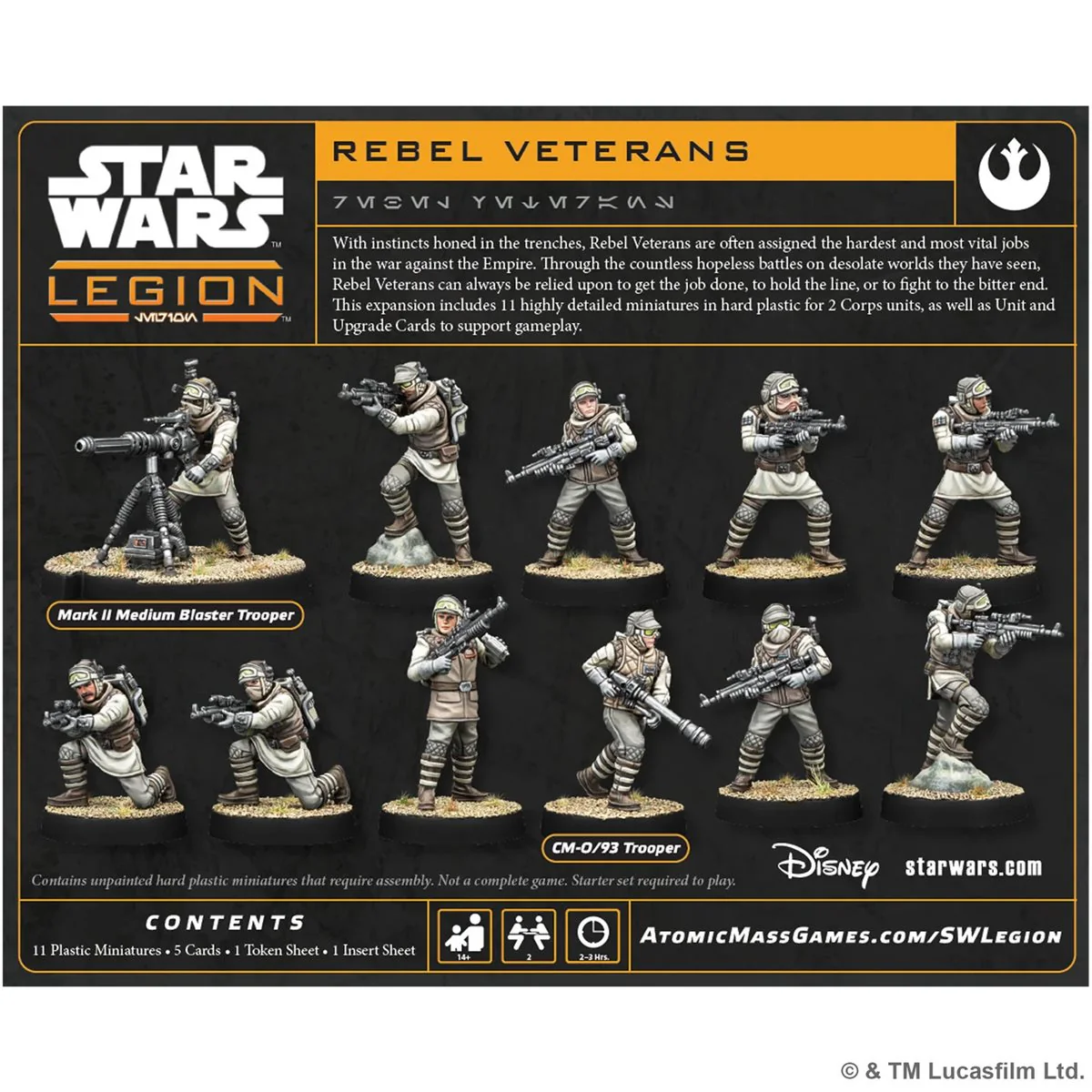 Star Wars: Legion - Rebels - Rebel Veterans [SWQ75] (Pre-Order) - Image 2